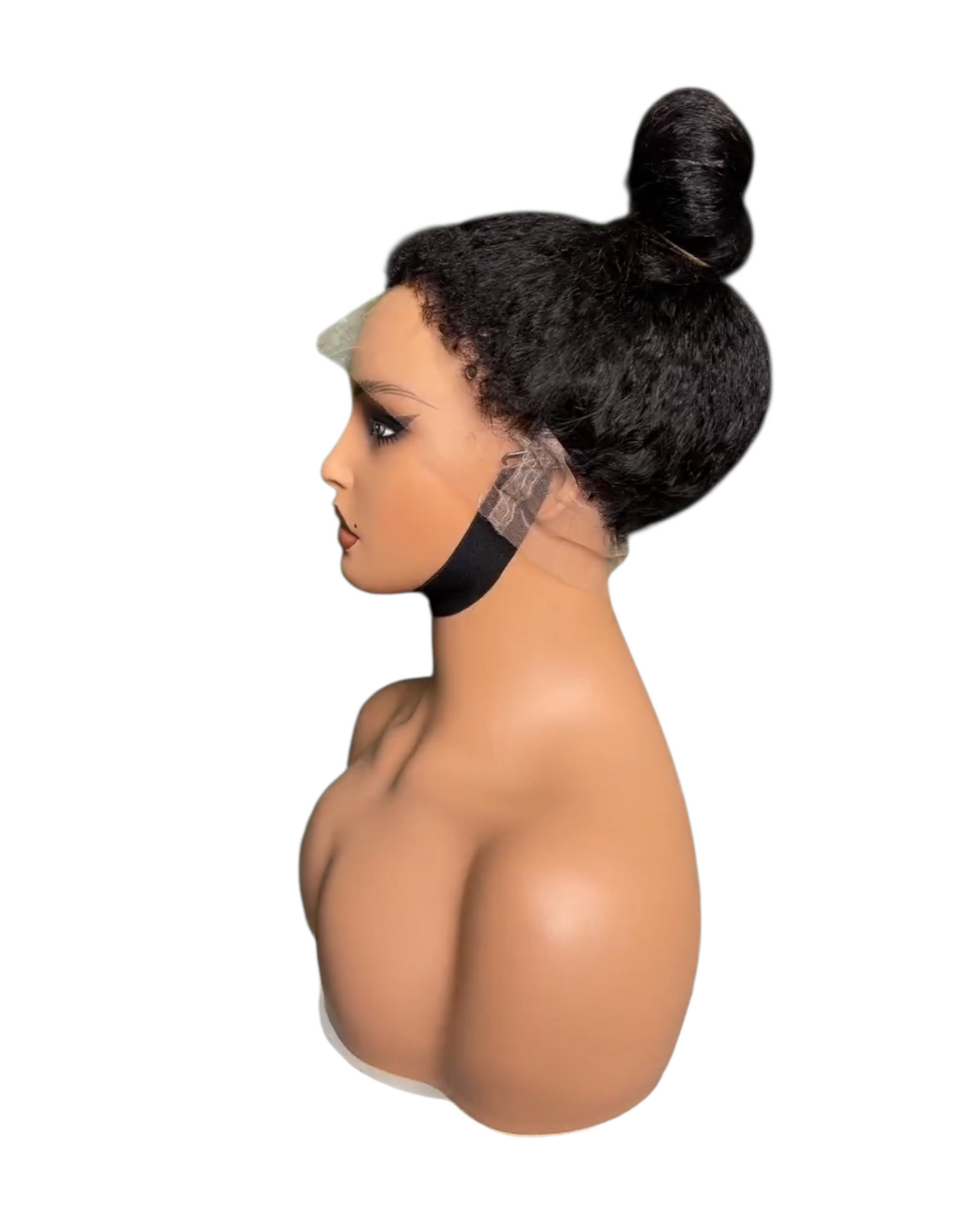360 HD lace wig with invisible Strap 16 inch
