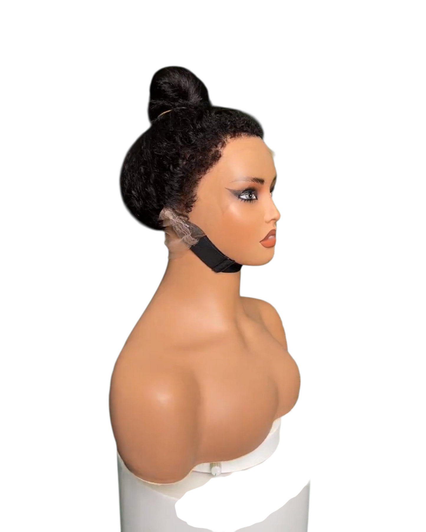 360 HD lace wig with invisible Strap 16 inch
