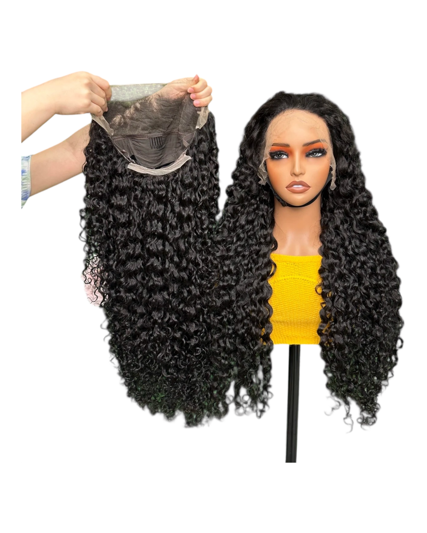 13x4 Italian curly frontal lace wig