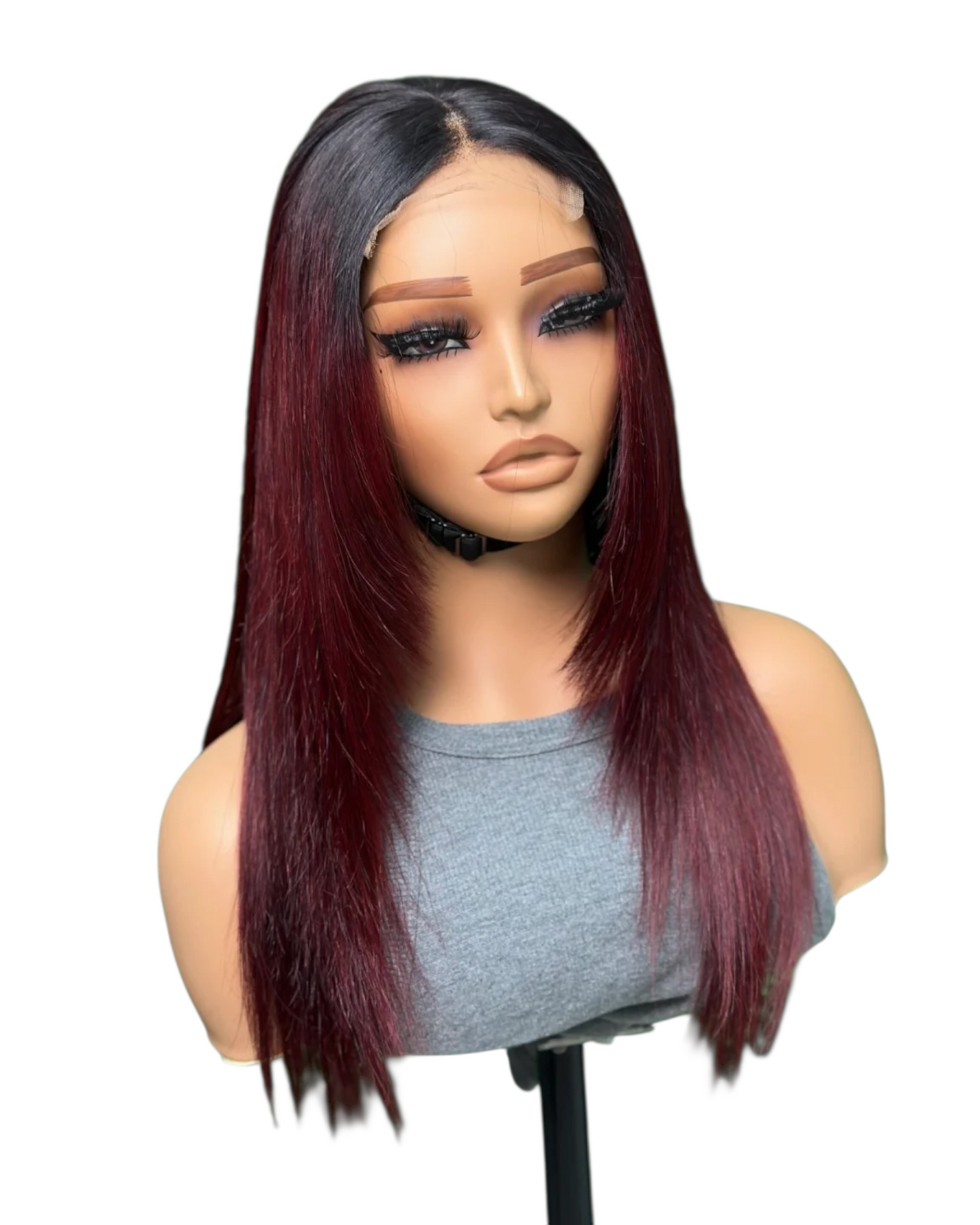 4x4 SDD layered bob wig x 16 inch straight hair