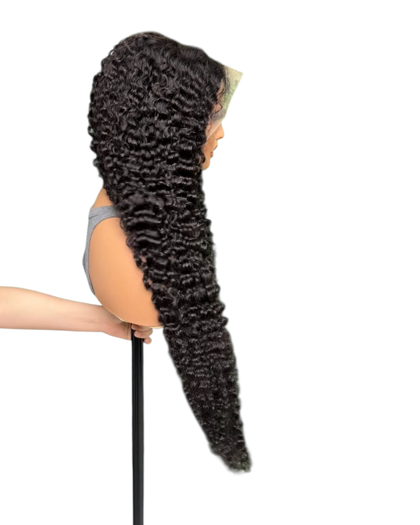 13x6 Burmese curly lace frontal wig x 40 inch