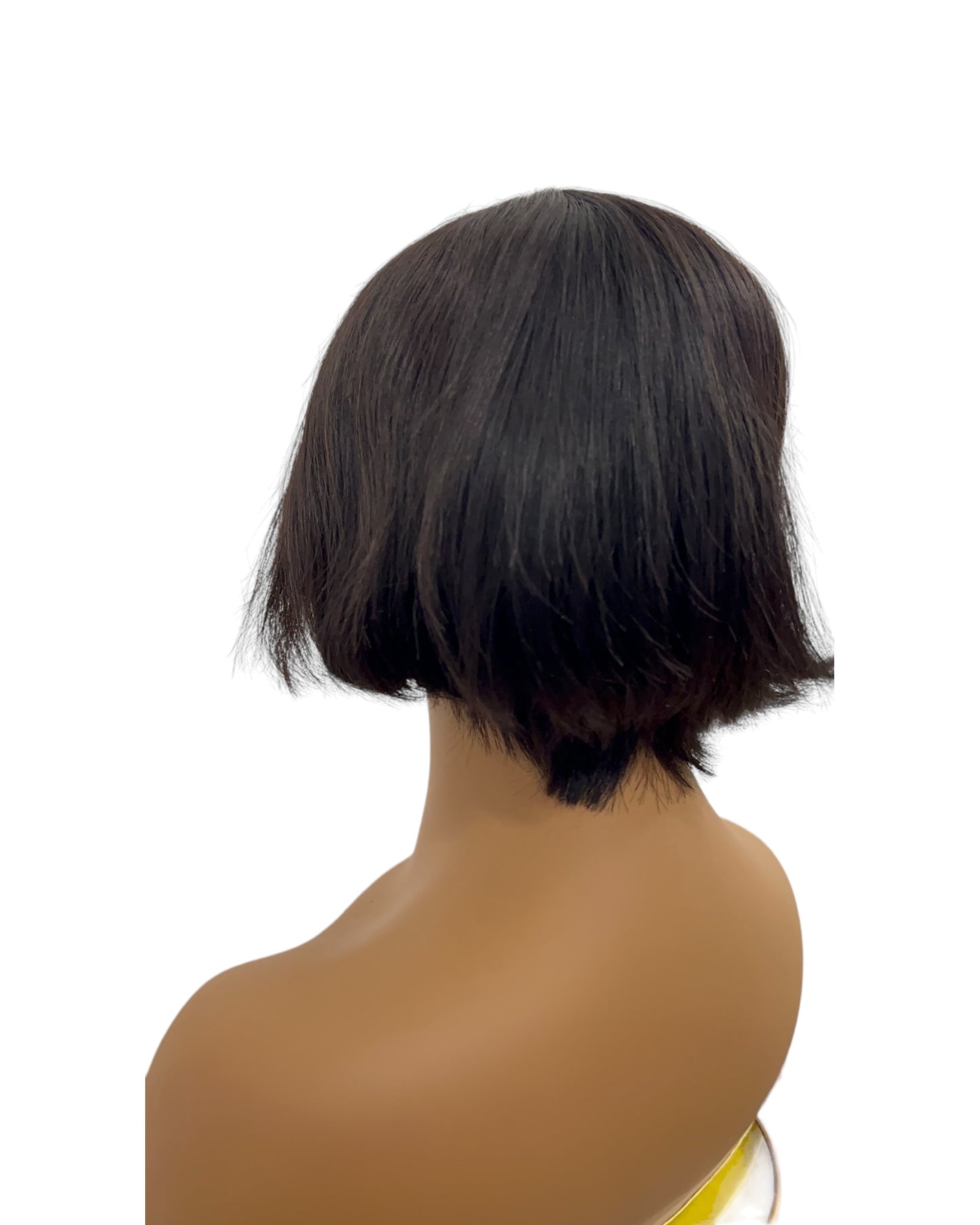 Peluca pixi de 8 pulgadas sin encaje y 100% cabello humano