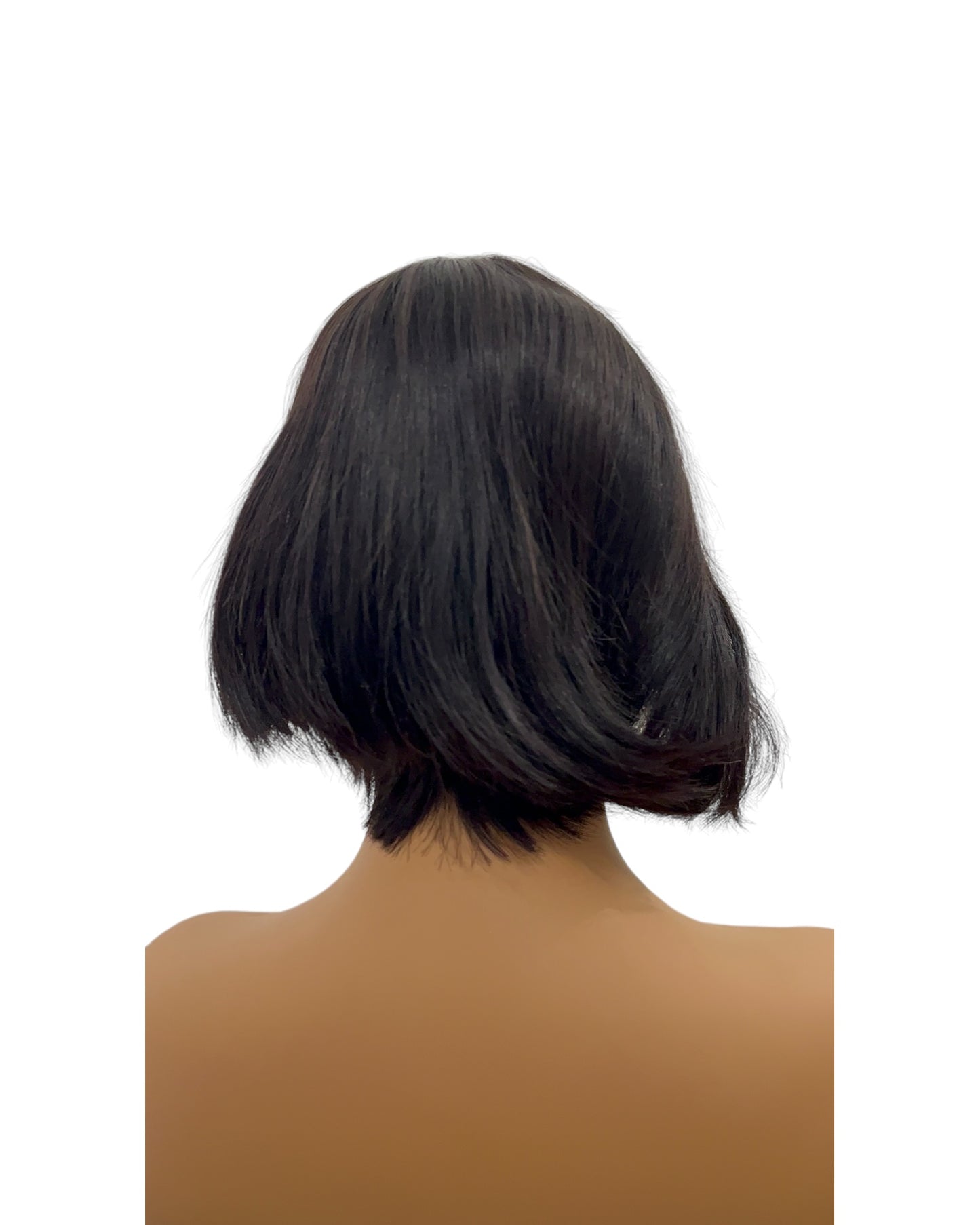 Peluca pixi de 8 pulgadas sin encaje y 100% cabello humano
