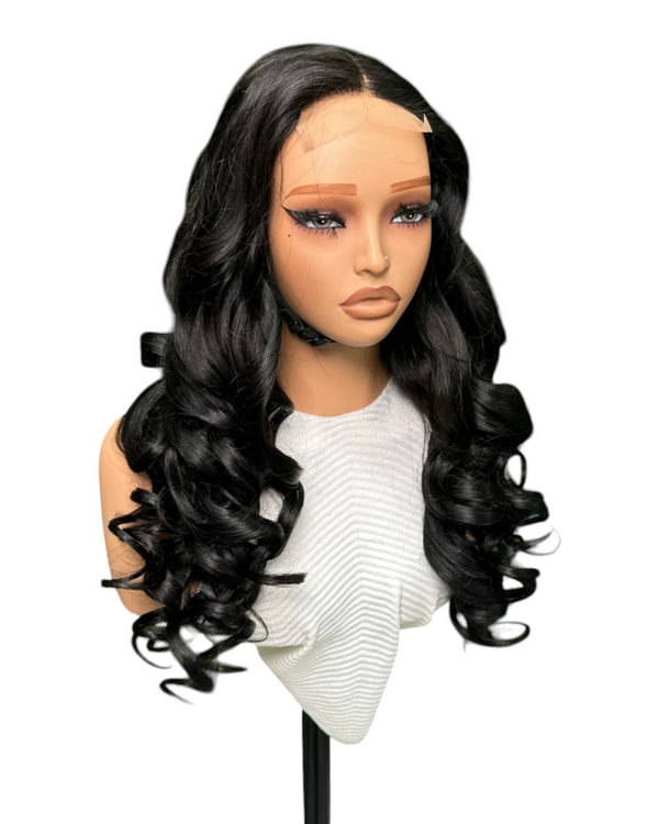 SDD super double drawn 4*4 closure wig 22 inch
