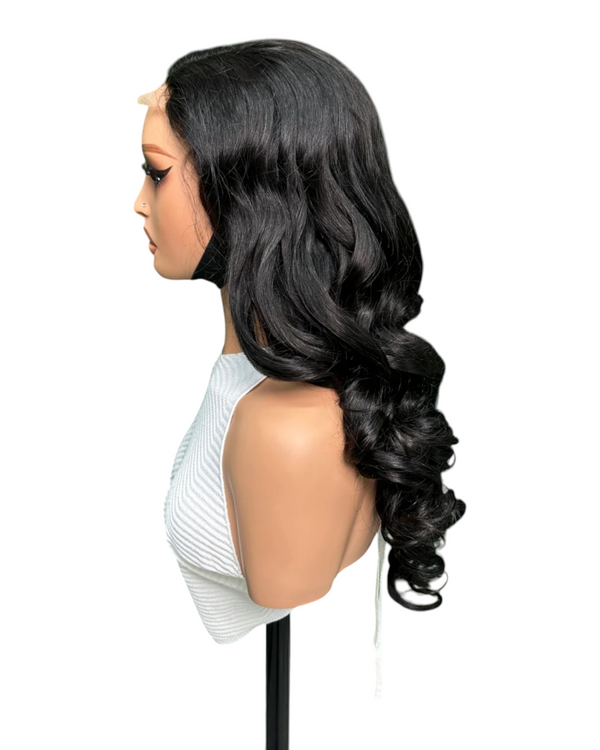 SDD super double drawn 4*4 closure wig 22 inch