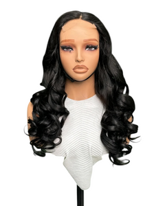 SDD super double drawn 4*4 closure wig 22 inch