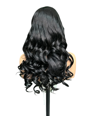 SDD super double drawn 4*4 closure wig 22 inch