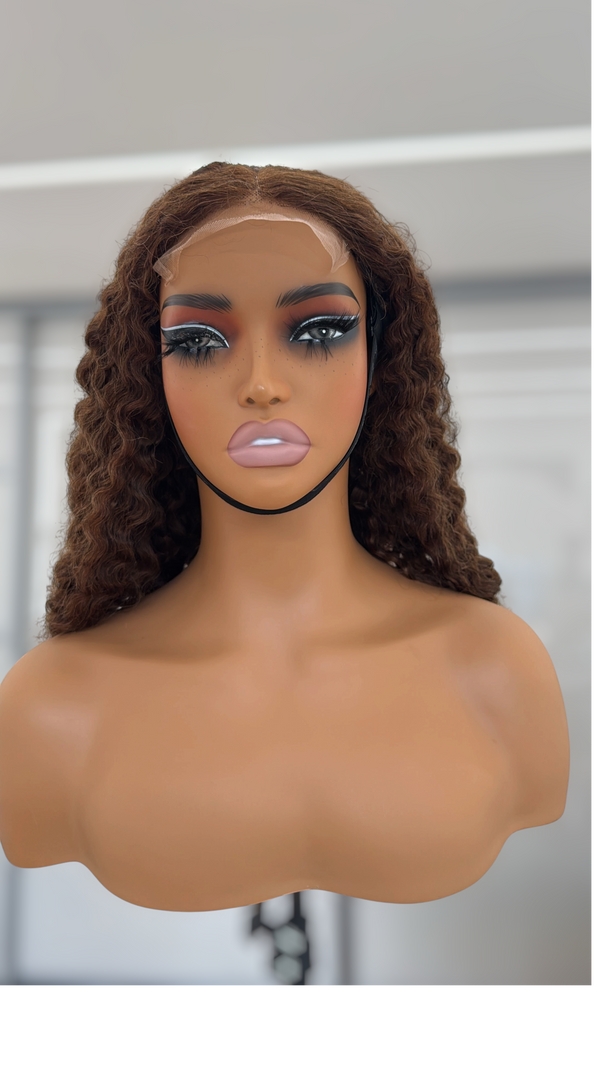 DD 5x5 Burmese curly wig 250%