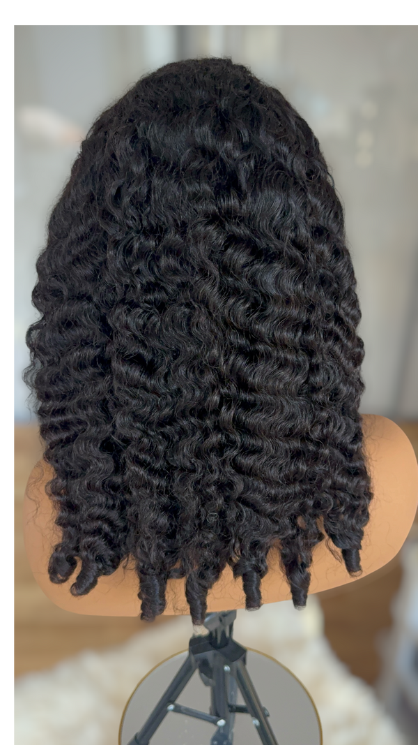 DD 5x5 Burmese curly wig 250%