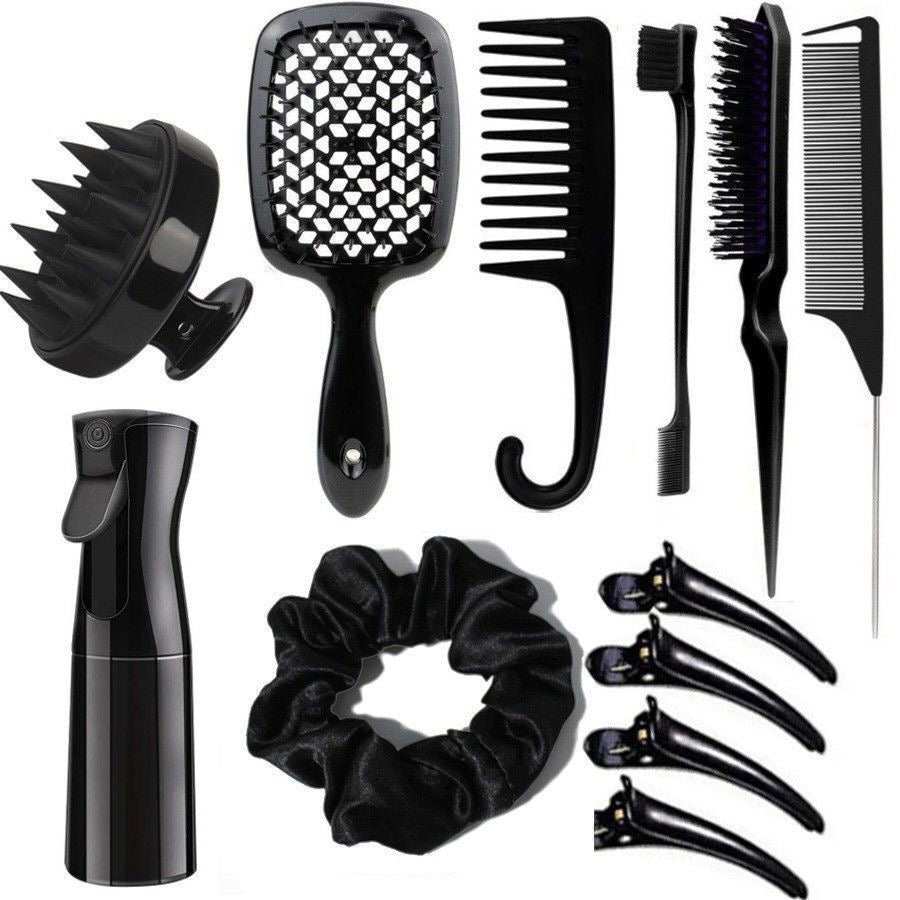 Detangling Brush Hair Set Easy Clean Hair Care Styling Tools