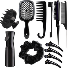 Detangling Brush Hair Set Easy Clean Hair Care Styling Tools