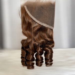 #4 SDD Bouncy curls human hair bundles Vietnam wefts.