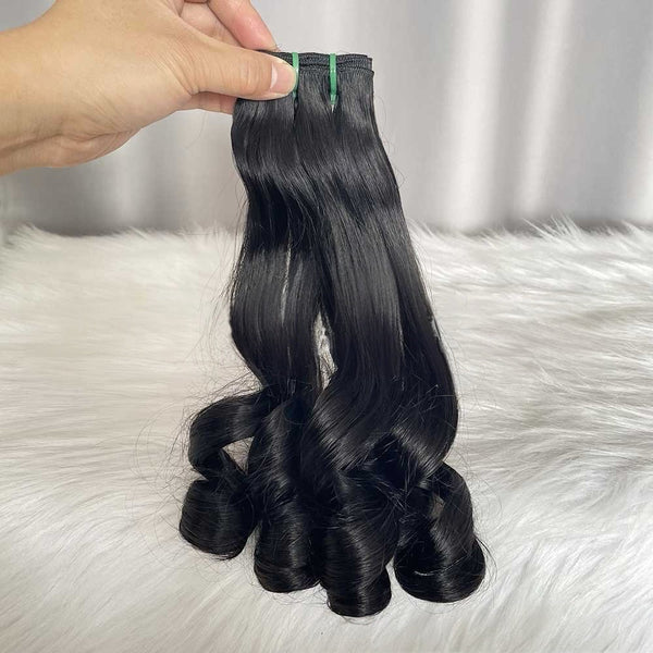 SDD Bouncy Curls Human Hair Bundles Vietnam Hair Weft