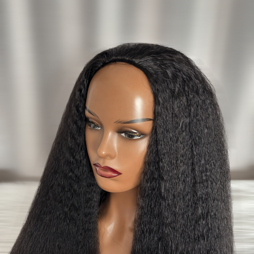 SDD Kinky Straight Half Wig 250%