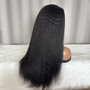 SDD Kinky Straight Half Wig 250%