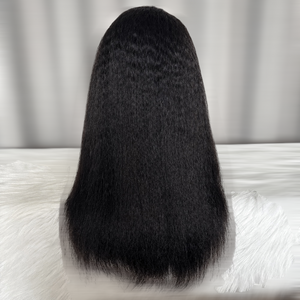 SDD Kinky Straight Half Wig 250%