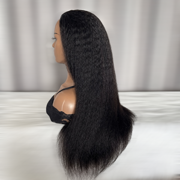 SDD Kinky Straight Half Wig 250%