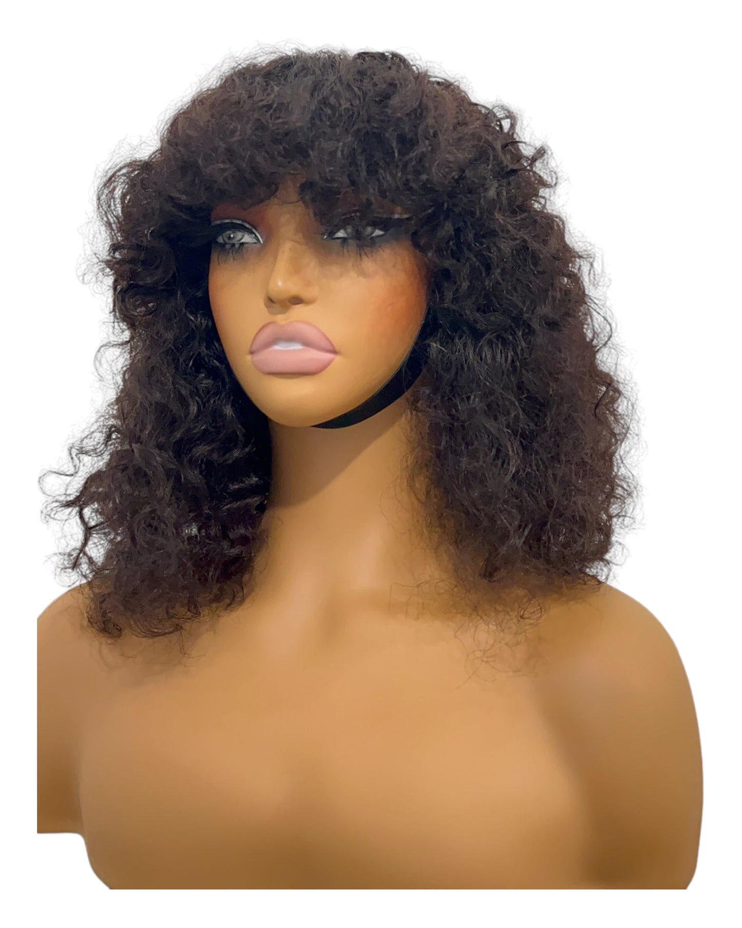 Fringe Curly Wig