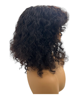 Fringe Curly Wig