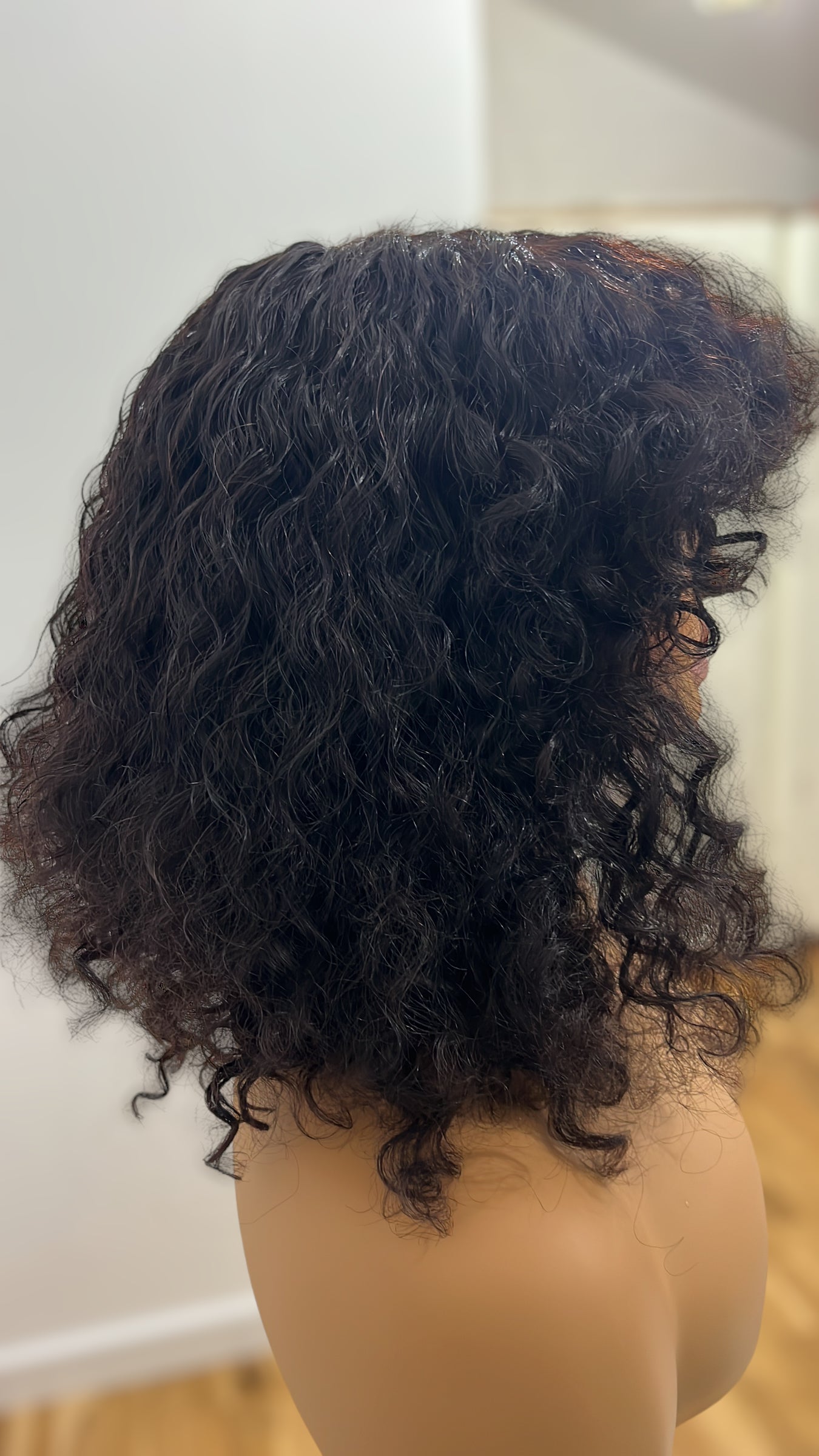 Fringe Curly Wig