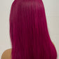 Peluca bob lisa de 13x4 encaje transparente 
