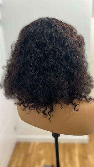 Fringe Curly Wig