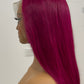 13*4  Straight Transparent lace bob wig