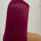 Peluca bob lisa de 13x4 encaje transparente 