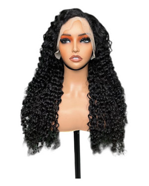 13*4 frontal lace deep curly wig