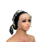 13*4 Transparent Lace Braided 12 inch Topper Frontal Hairpiece Auto Gele for Turban Half Wigs Hedband Wigs