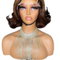 4×6 lace wig 8-inch Super double drawn fashionable  big curly short real hair