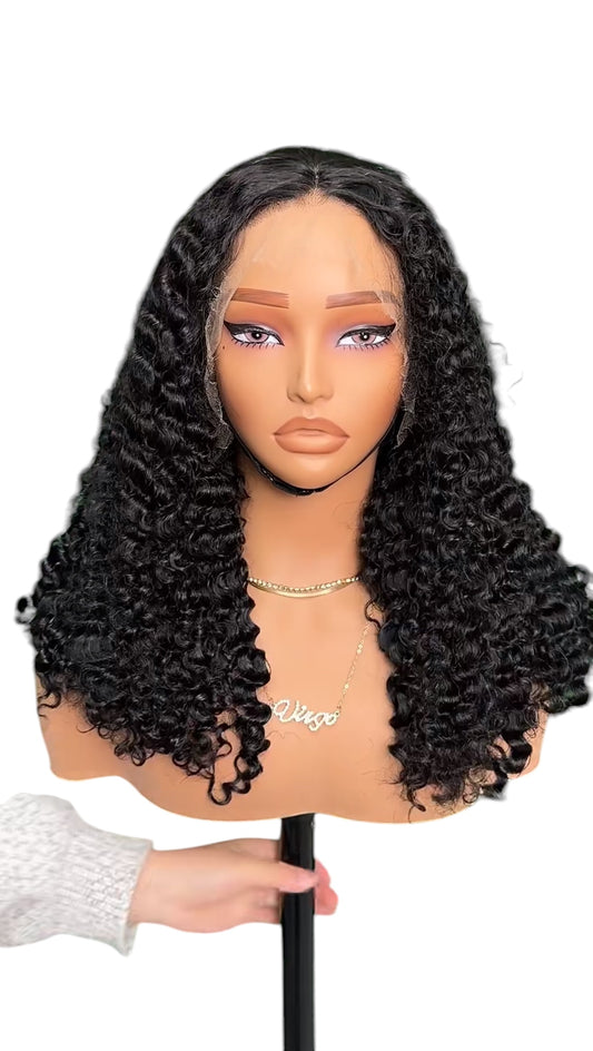 13x4 SDD Burmese curly 18 inch