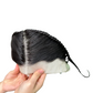 13*4 Transparent Lace Braided 12 inch Topper Frontal Hairpiece Auto Gele for Turban Half Wigs Hedband Wigs