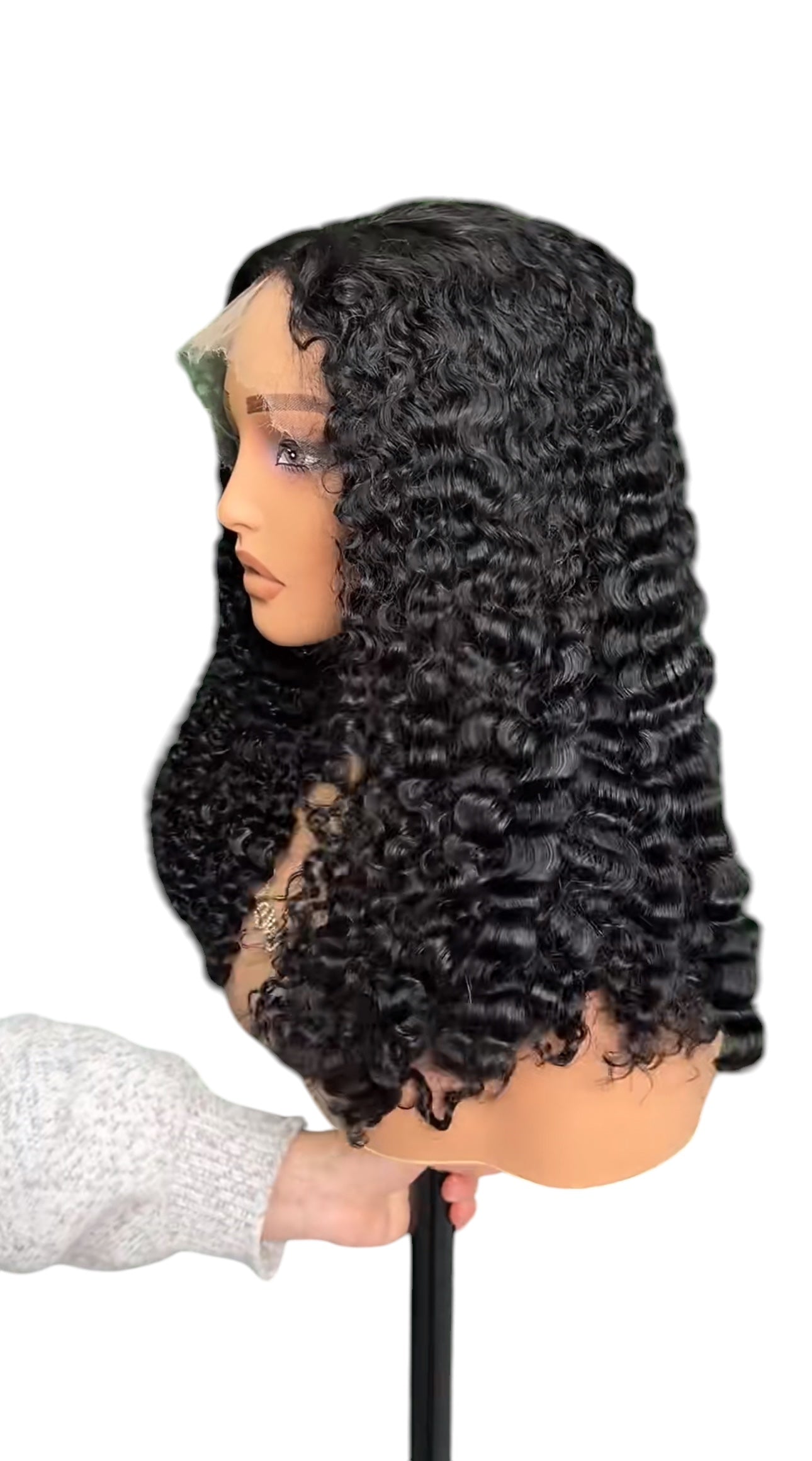 13x4 SDD Burmese curly 18 inch