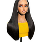 13*4 frontal lace bone straight wig 300% density