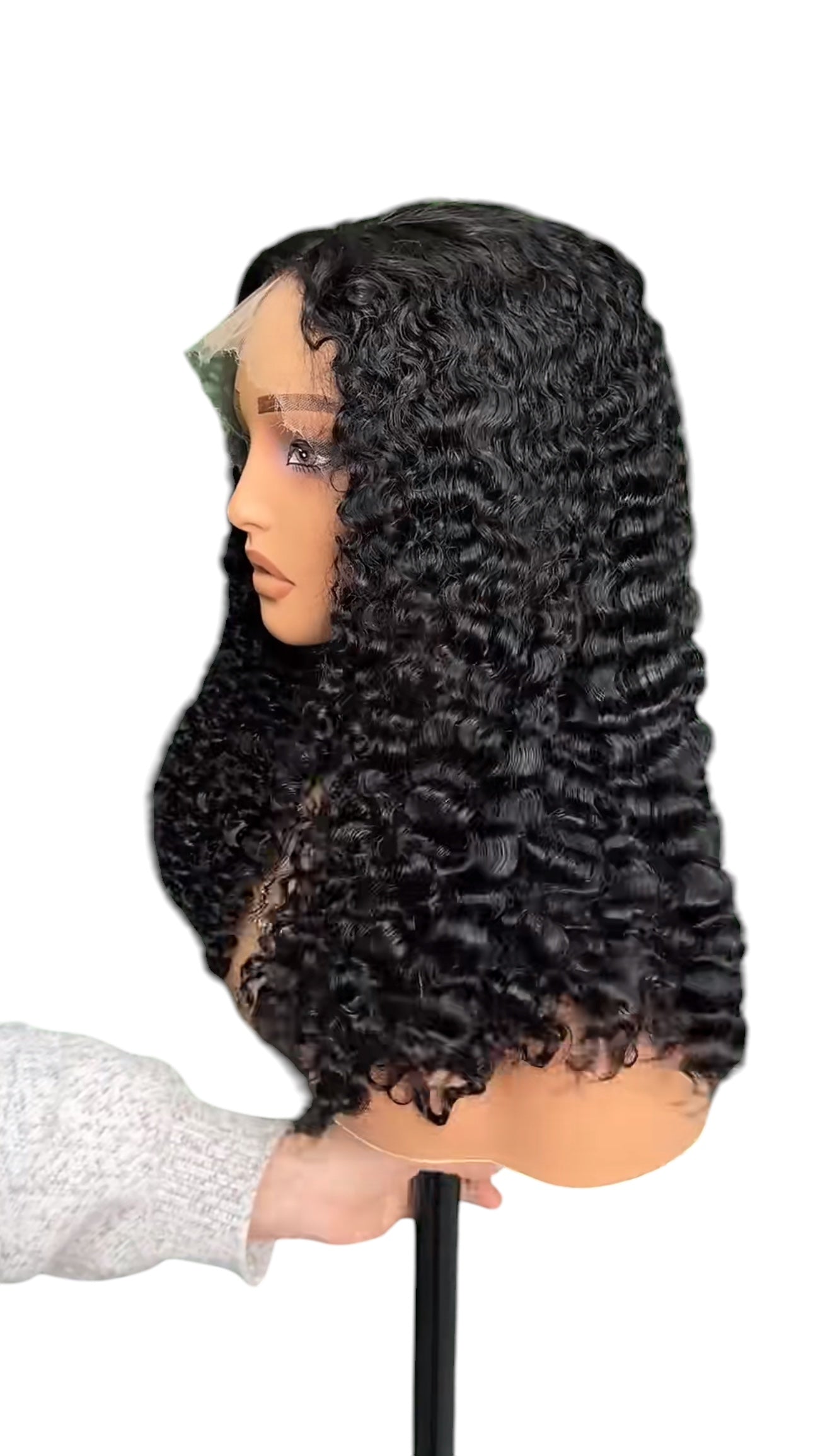 13x4 SDD Burmese curly 18 inch