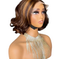 4×6 lace wig 8-inch Super double drawn fashionable  big curly short real hair