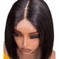 Kim k closure bone straight bob wig 300%