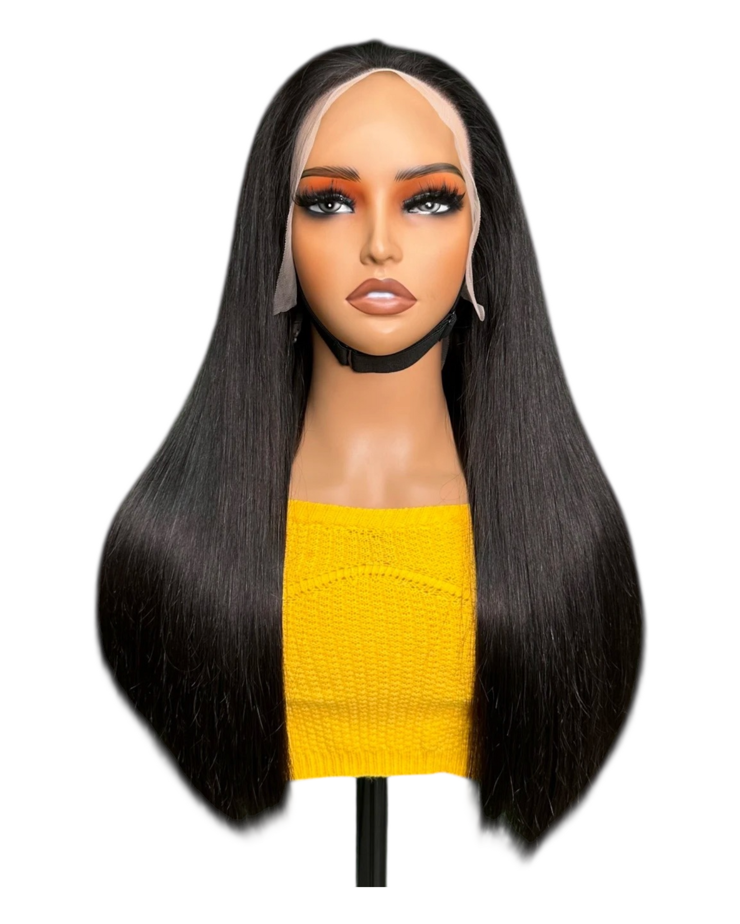 13*4 frontal lace bone straight wig 300% density