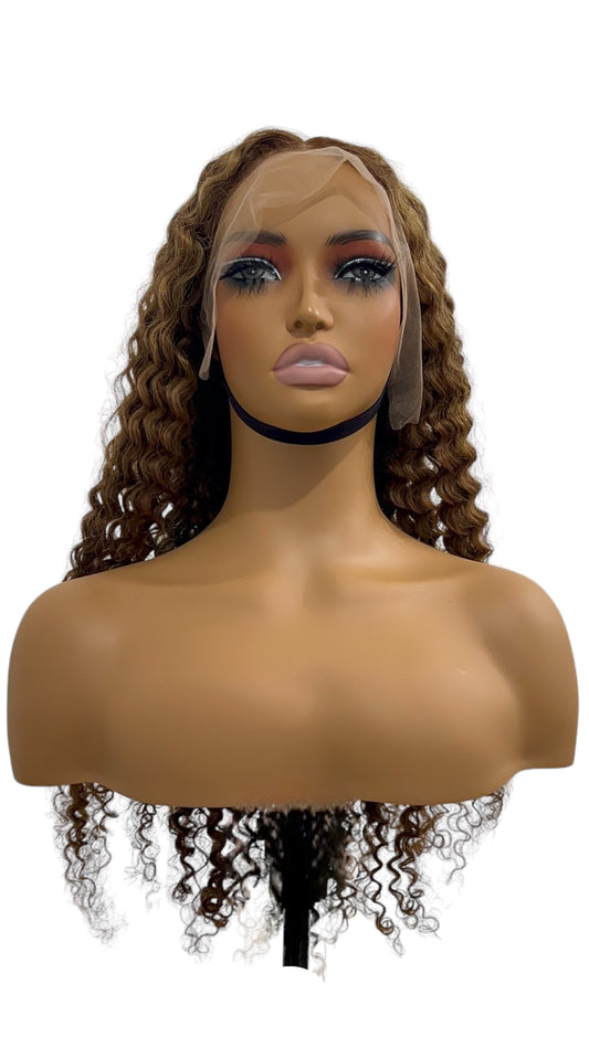 30’ 13X4  Deep curly wig