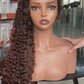 13x4 Brown curly full frontal lace wig
wavy 200%