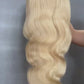 613 Body Wave 13*4 Golden Human Hair Lace Wig