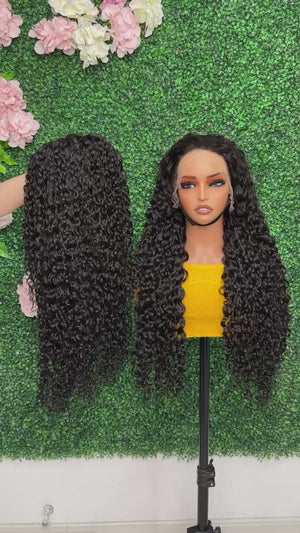 13x4 Italian curly frontal lace wig