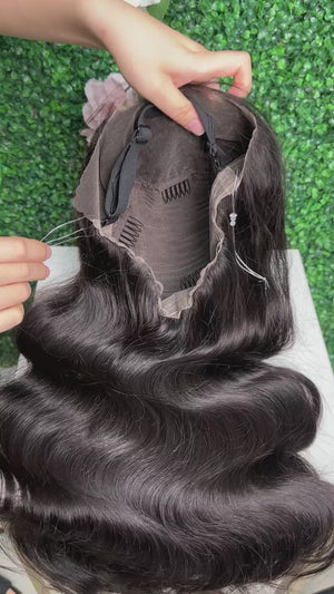 360 body wave with invisible strap HD Lace wig x 20 inch