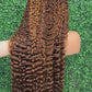 13x6 Burmese curly lace frontal wig x 40inch