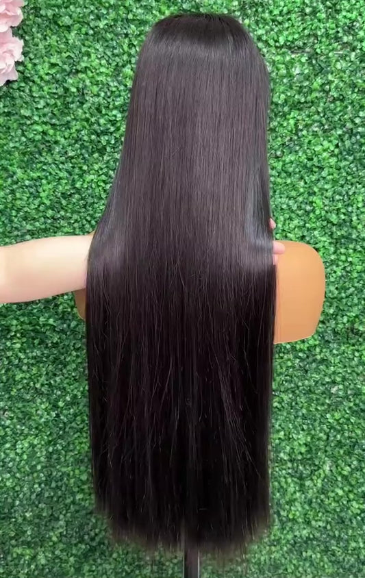 5x5 HD Glueless Vietnam Bone Straight lace wig