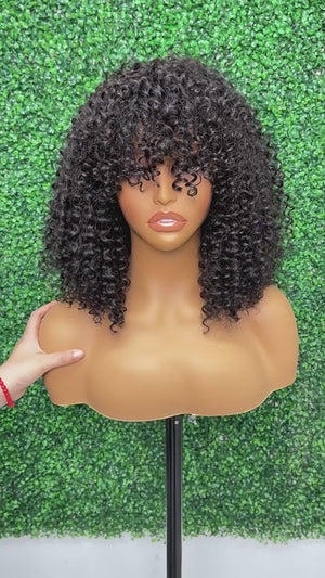 Cabello humano real de 16 pulgadas, estilo celebridad, completo y esponjoso